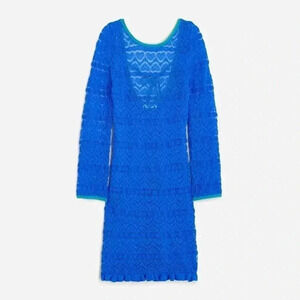 J Crew NWT Limited-edition open-back lace mini‎ sweater-dress